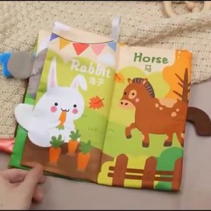 Mumystation Buku Bantal Bayi / Pendidikan Awal Children Cloth Book 3D / Cloth Book