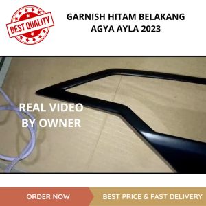 PAKET GARNISH HITAM LIST LAMPU DEPAN BELAKANG MOBIL NEW AGYA AYLA 2023