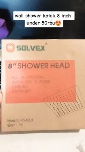 Wall Shower 8inch 20cm WS41 Stainless MURAH - Kepala Shower Wall Shower Tembok Kotak 20 cm Stenlis