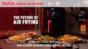 [DEAL RẺ CHẠM SÀN MUA LÀ CÓ QUÀ][SỐ LƯỢNG CÓ HẠN] [MỚI] Nồi chiên không dầu Tefal Window white EY8211Y0 - 6L - Điện tử