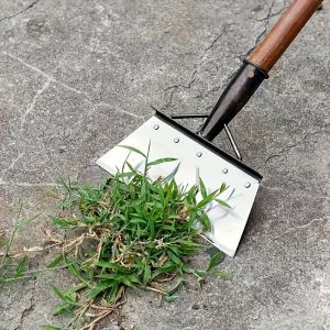 Heavy Duty Metal Weeding & Edging Shovel | Multi-Use Garden Tool for Trimming Ice Cleaning Manual Rust-Resistant