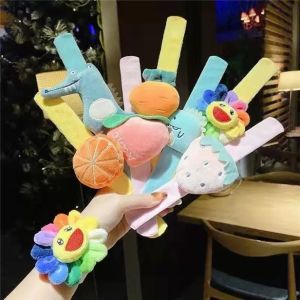 Adorable Cartoon Childrens Bracelet Plush Festival Gift Doll Hair Styling Tool Wristband Fashionable Contemporary Alloy