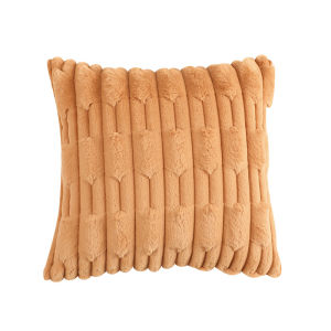 ปลอกหมอนตกแต่งบ้านโซฟาห้องนั่งเล่นขนกระต่ายปลอกหมอนสไตล์ปมไม้ไผ่