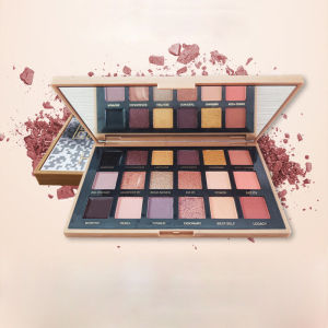 พาเลทอายแชโดว์ 18 สี HUDA Beauty สีโรสเพิร์ลสีโรสโกลด์ สำหรับแต่งตาสโมคกี้อาย