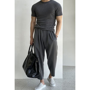 DAVID&ME | Nine Minute Tapered Loose Casual Trousers