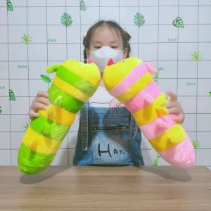 GỐI ÔM CHO BÉ SƠ SINH SÂU LÔNG NHIỀU MÀU VẢI LÔNG DÀI MỀM MỊN 100% GÒN AN TOÀN CHO BÉ