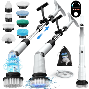 Electric Cleaning Brush 8 in 1 Multifunctional Household Wireless Rotatable Cleaning Brush For Bathroom Kitchen Windows Toilet