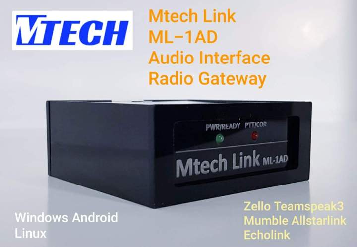 Mtech Link Ml 1ad Gen6 Zello Ts3 Teamspeak3 Mumble Allstarlink