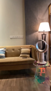 Bladeless Desk Fan Kipas Meja Tanpa Baling Hemat Energi dengan Sirkulasi Udara Halus Desain Elegan