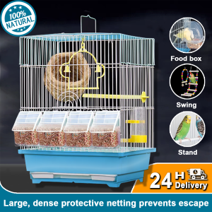 🦜 Durable 100 Years 🦜 Sangkar Burung Bird Cage Full Set Parrot Cage Pet Cage Portable Bird Cage