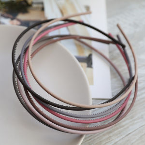 เข็มขัดผมแบบท่อขนาดเล็กสไตล์เรียบง่าย เครื่องประดับผมสำหรับผู้หญิง ไม่รัดหัว เครื่องประดับผมแบบท่อขนาดเล็กอเนกประสงค์