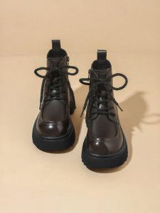 Josiny | Thick Sole Martin Boots for Petite