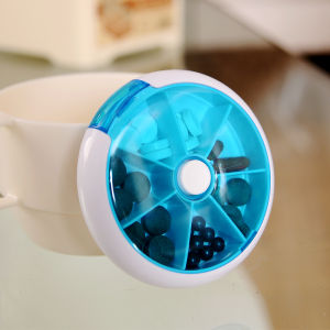 Portable Mini Medicine Box Cute Creative Week Partition Personal Carry Storage Organizer Compact Pill Container