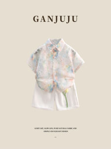 BOGUXIONG | Summer Trendy Boys Shirt and Shorts Set