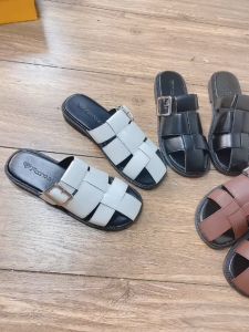 Dép sục nữ dép sục nam dọc kẻ ô đế PU chống trơn trượt