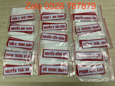 Bảng tên theo yêu cầu