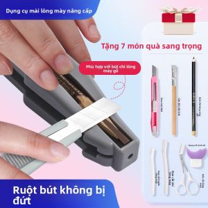 MONLEYTA | Bộ dao kéo kẻ mày gỗ cho người mới bắt đầu Bộ dụng cụ hỗ trợ kẻ mày Thiết bị cắt bút kẻ mày MONLEYTA 2023-874 Trung Quốc