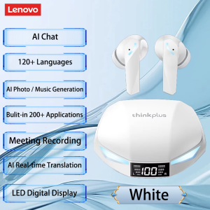 Original Lenovo XT53 AI TWS Bluetooth 5.4 Earphones AI Music Image Creation Headphones AI Chat With Multiple Function Earbuds