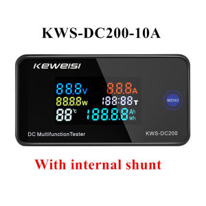 LCD Digital Voltmeter Ammeter DC 0-200V 0-100A KWS Power Energy Meter LED Color DC Electric Wattmeter KWS-DC-200