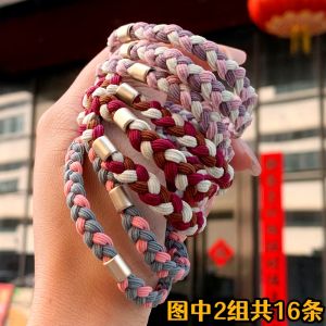 High Elasticity Colorful Durability Candy Color  Style Hair Ties Korean Simple Versatile Hair Bands Head Ropes