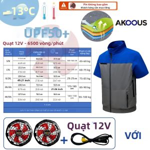 Áo Khoác Làm Mát USB 12V/5V Dành Cho Nam Tay Ngắn Tích Hợp Quạt Điều Hòa Chống Nóng Dùng Cho Câu Cá Ngoài Trời Nhanh Khô Chống Nước Chất Liệu Mềm Mại