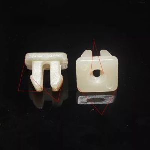 Car License Plate Door Panel Bumper Handle Square Plastic Screw Base Self Tapping Thread Headlight Fixing Clip Snap-On Part