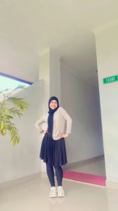 Rok Leging Olahraga Wanita Skirt Sport-Senam Zumba Aerobik Lari Bersepeda Renang Voli Bulu Tangkis