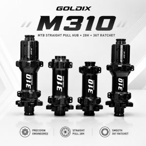 GOLDIX M310 Mountain Bike Hub 28 Holes 36T Ratchet Hub Compatible With Shimano SRAM HG XD MS Freewheel For XC MTB Cycling Parts