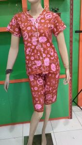 baju tidur  batik bagan motif karakter lucu dan menarik