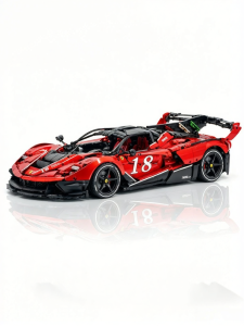 CaDA | Custom Modified Building Block Ferrari FXXK EVO Red Adults