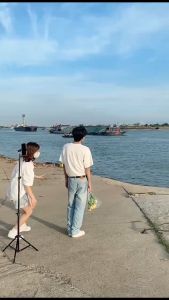 3 ขา ขาตั้งกล้องมือถือ กล้องเซลฟี่ 3 ขา ขาตั้งไฟ 210 ซม. แถมรีโมท กดถ่ายรูป