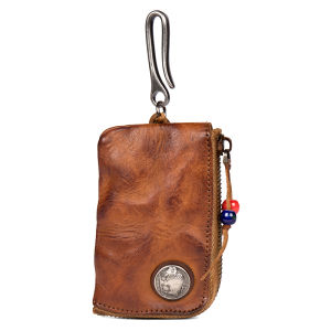Mantime | Hand-Rubbed Top Grain Leather Accessory Pouch