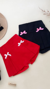 Thanaya Kids - Fiona Skort Rok Celana Anak Perempuan Skort Anak Pita 1-6 Tahun