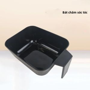 Bát Trộn Màu Tóc 1 Cái Có Tay Cầm Dung Tích Lớn Đế Chống Trượt Dùng Cho Nhà Và Salon Dễ Vệ Sinh Phụ Kiện Tạo Kiểu Tóc Một Ngăn
