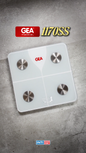 GEA - Timbangan Badan Digital GS 1170SS Connect Bluetooth | LED Smart Body Fat Scale