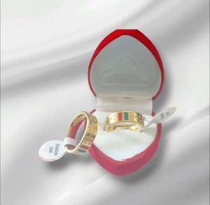Cincin Couple Titanium Promo Aksesoris Perhiasan Cincin Peia Wanita Antikarat