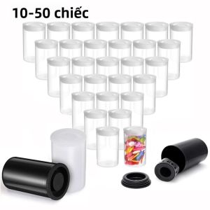 10-50 Chiếc 35 Mm Nhựa Trống Phim Hộp Đựng Máy Ảnh Cuộn Hộp Đựng Bảo Quản Dành Cho Phụ Kiện Phim Đồ Dùng Nghệ Thuật