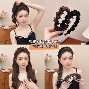 Elegant High Top Knot Hairband Womens Daily Wear Anti-Slip Face Wash Combable Fashionable Jewelry Accessory