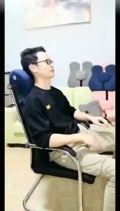 Office Chair Headrest Pillow Head Neck Shoulder Support Cushion Ergonomic Neck Rest Pillow Memory Foam Nap Sleeping Pillow