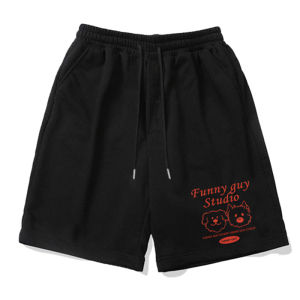 Quần Short Ống Rộng Cạp Cao Mùa Hè 2025 Phong Cách Mới Rộng Rãi Thẳng Quần Dài Vừa Phải Cỡ Lớn Quần Thể Thao Mỹ