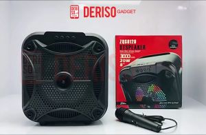 Speaker Bluetooth Wireless Super Bass Portable ZQS-8129 / ZQS-8130 8" FREE Microphone
