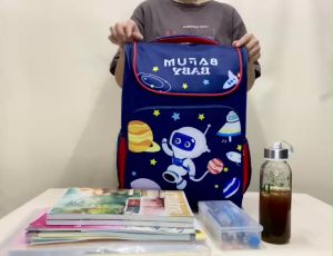 Balo gấu học sinh cấp 1 chống gù lưng thời trang HARAS HR333