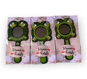 Isi 50 pcs Souvenir Pernikahan Kaca Cermin Karakter Keroppi Kemas ALAS SHABY/Souvenir murah/souvenir pernikahan