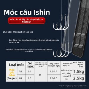 JUQINWANG | Bộ Mồi Dài Kết Hợp Dùng Để Đánh Cá Chép