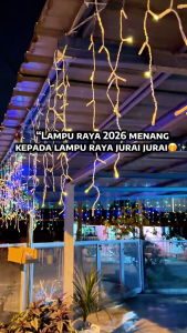 【Ready Stock】Lampu Raya Solar 10M 216LED 8 Modes Fairy Light Waterproof IP65 Hari Raya Decoration Hiasan Taman Camping Christmas