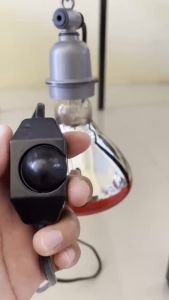 Monqiqi หลอดไฟอินฟาเรด หลอดไฟกกสัตว์ หลอดไฟให้ความอบอุ่น 100W 250W โคมไฟกันระเบิดสำหรับการเลี้ยงสัตว์