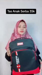 Tas Sekolah Anak Cowok Cewek Karakter - Ransel Anak Laki-Laki Perempuan