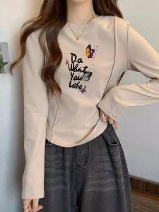 เสื้อเชิ้ตคอตั้งสองด้านเดอร์โมนิคสำหรับผู้หญิง ฤดูใบไม้ร่วง/ฤดูหนาว เสื้อชั้นในแบบมีฮู้ด ทรงเข้ารูป แขนยาว เสื้อผ้าทำงานสไตล์เกาหลี