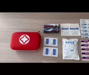Túi y tế 18 món Hộp cứu thương sơ cấp cứu du lịch dụng cụ phụ kiện sơ cứu