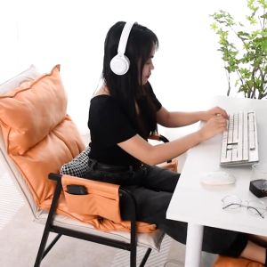 เก้าอี้โซฟา เก้าอี้ปรับนอนได้ พร้อมที่พักเท้า เก้าอี้นุ่ม แข็งแรงทนทาน ใช้นอนพักผ่อน ปรับนอนได้180องศา